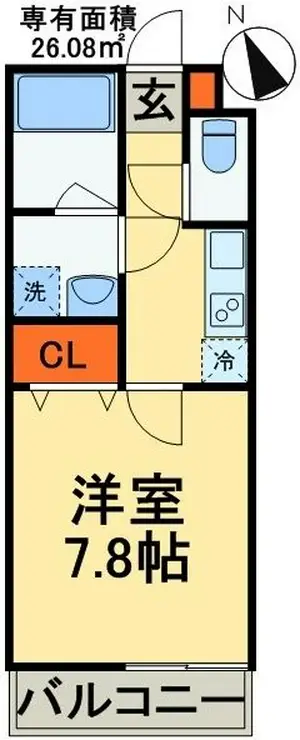リブリ・えまいゆ 1階階 間取り