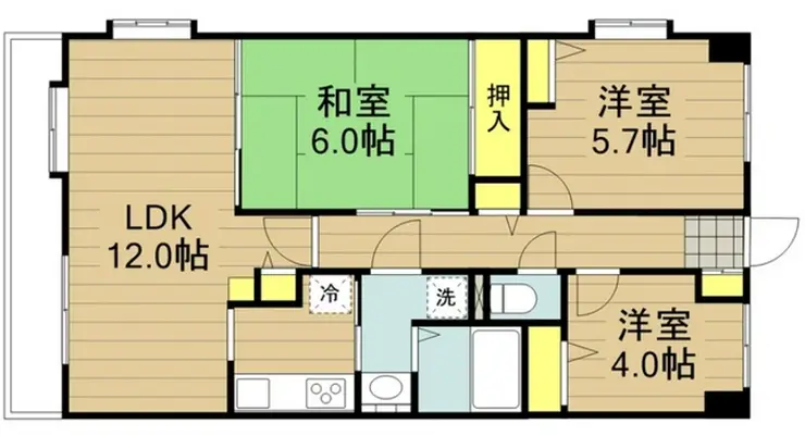 マ・メゾン寿 7階階 間取り