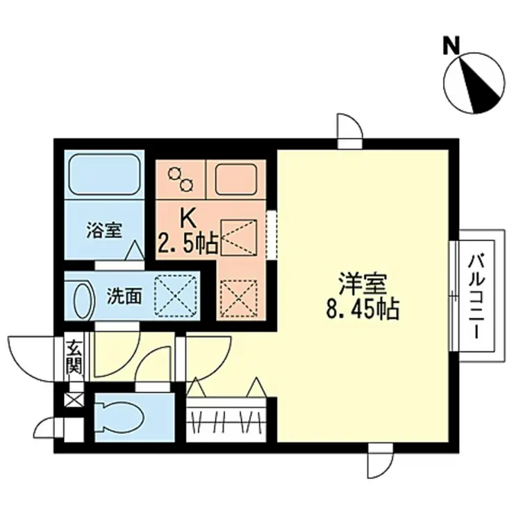 リバーフロント 2階階 間取り