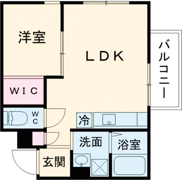 プレミール小野王子町(1LDK/3階)の間取り写真