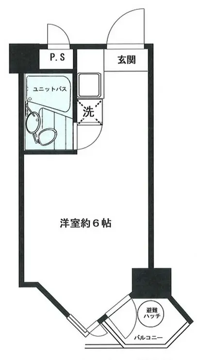 東京ベイビュウ 5階階 間取り