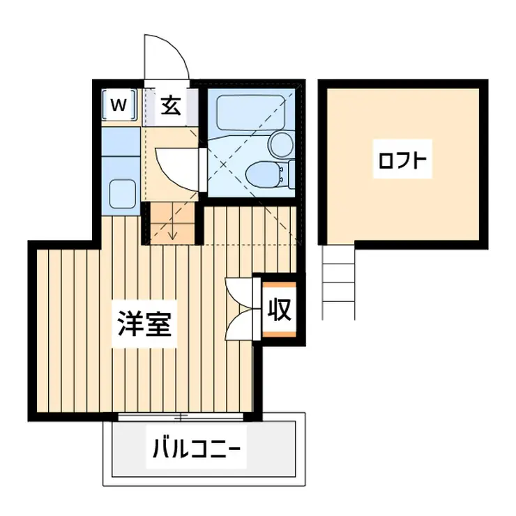 クレール新百合 1階階 間取り