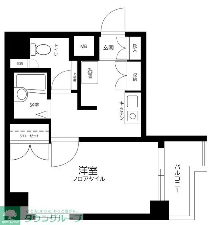ヴェルステージ茅場町 7階階 間取り