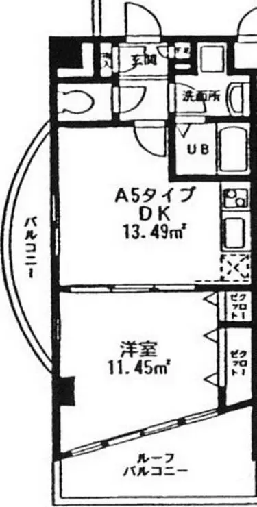 エスペラール 5階階 間取り