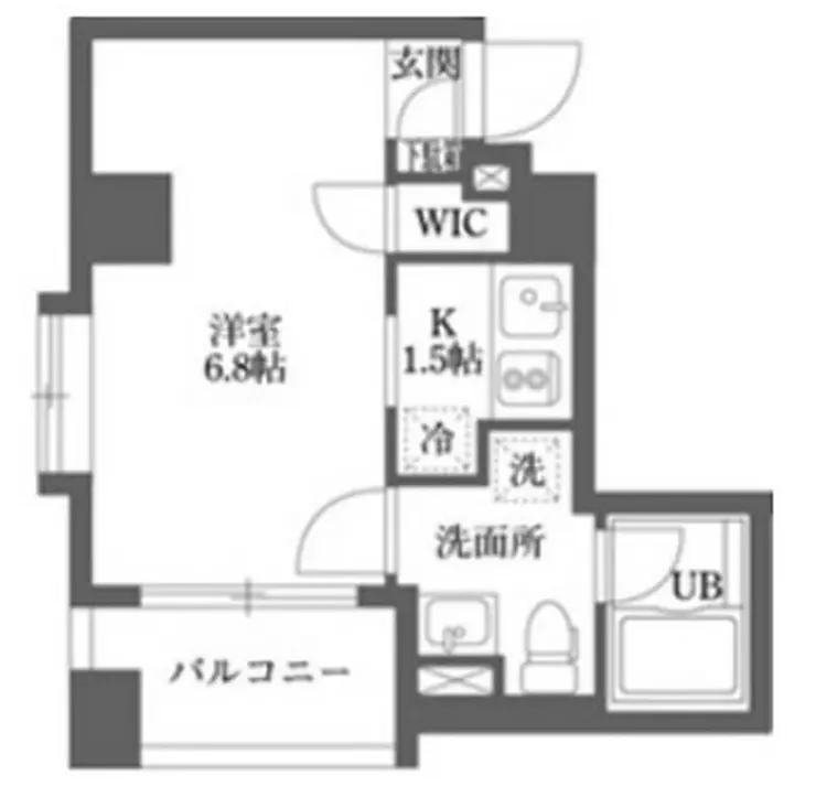 ムーブメンツ西早稲田 10階階 間取り