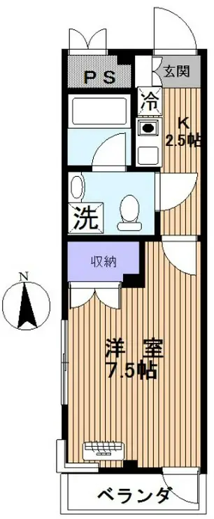 オクセェイ中平井 1階階 間取り