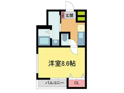 フジパレス仁川I番館(1K/2階)の間取り写真
