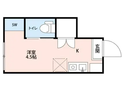 サークルハウス京成小岩(ワンルーム/1階)の間取り写真