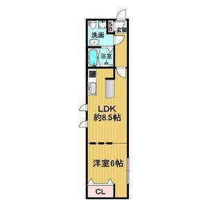 リアライズ名城公園(1LDK/4階)の間取り写真