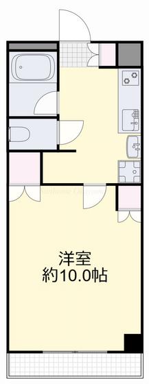 パストラルK(1K/2階)の間取り写真