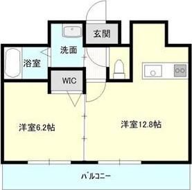 CERES志賀本通(1LDK/6階)の間取り写真