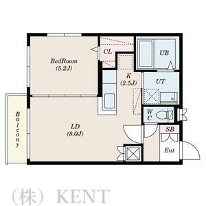 プライマル札幌円山旧サムティ円山レジデンス(1LDK/3階)の間取り写真