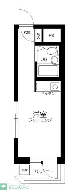 アーバンメゾン上石神井(ワンルーム/1階)の間取り写真