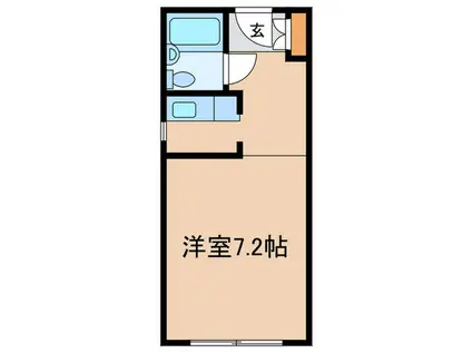 成増ハイツ(ワンルーム/1階)の間取り写真