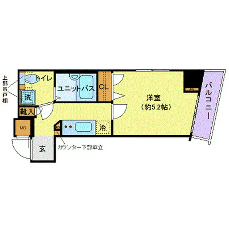 トーシンフェニックス日本橋蛎殻町弐番館 6階階 間取り
