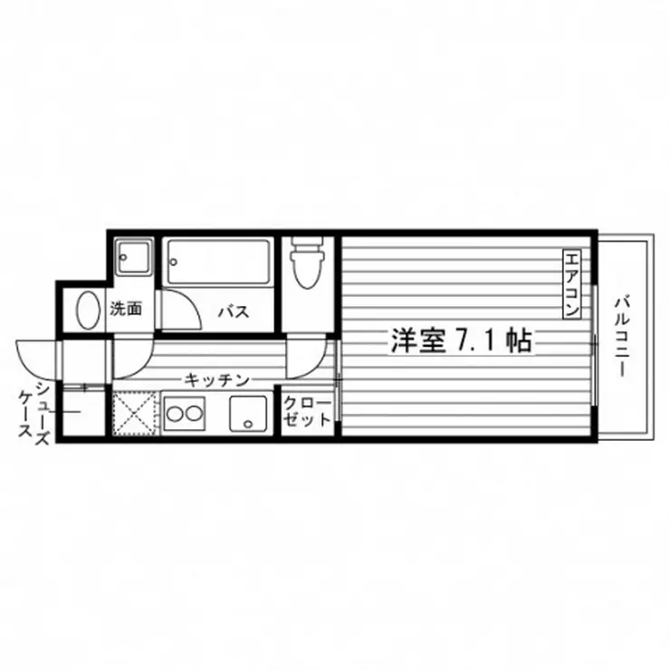 ライク富士見台 1階階 間取り