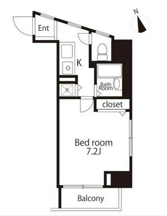 パークウェル麻布 6階階 間取り