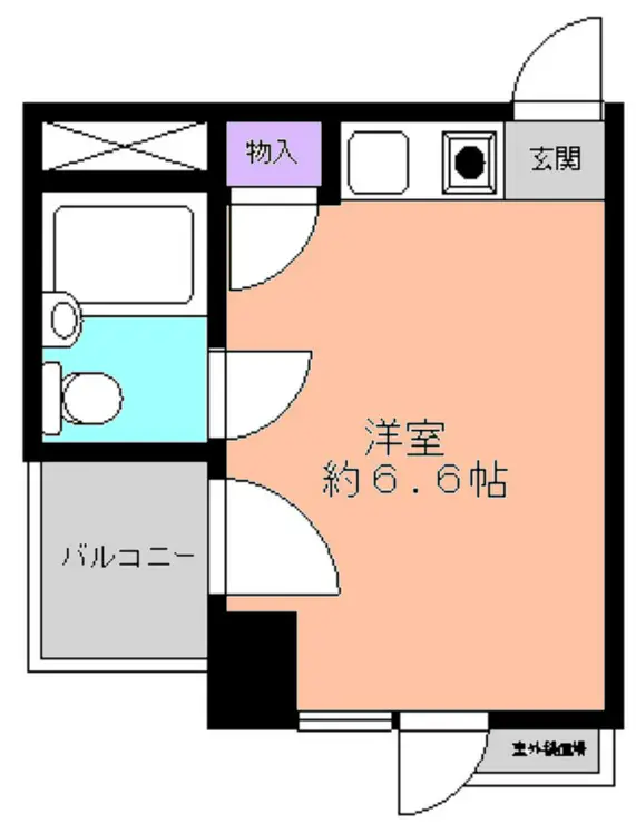 ロカシオン原町 3階階 間取り