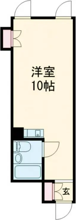 ウエスト北小岩 1階階 間取り