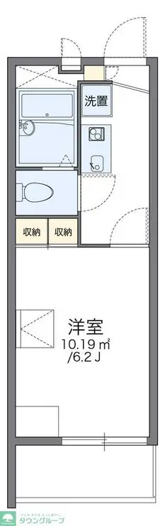 レオパレス新百合 1階階 間取り
