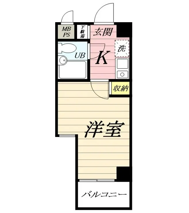 ライオンズプラザ平塚宝町 4階階 間取り