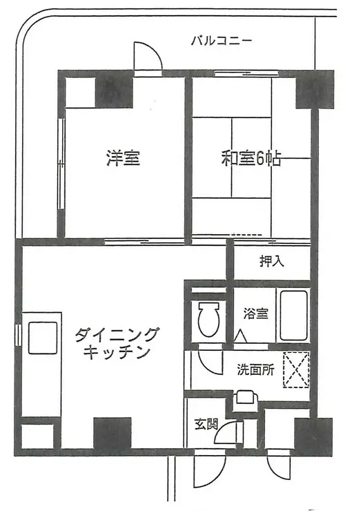 新町GIIビル 5階階 間取り