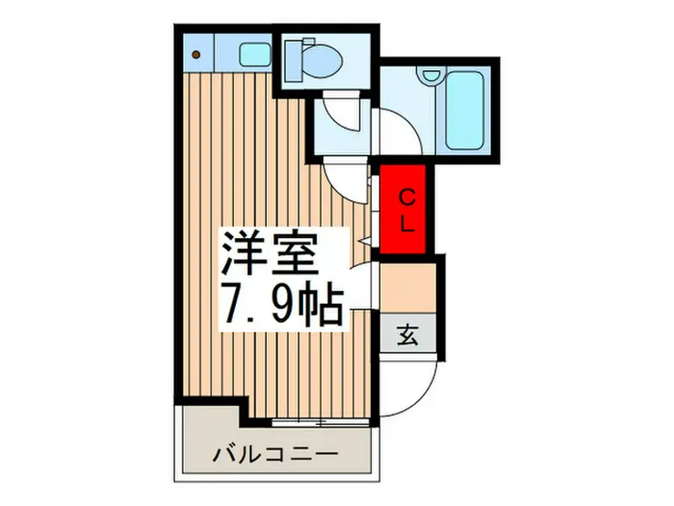 エムワンハイツ 1階階 間取り