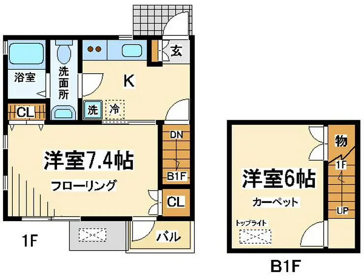 ファースト&ピース 1階階 間取り