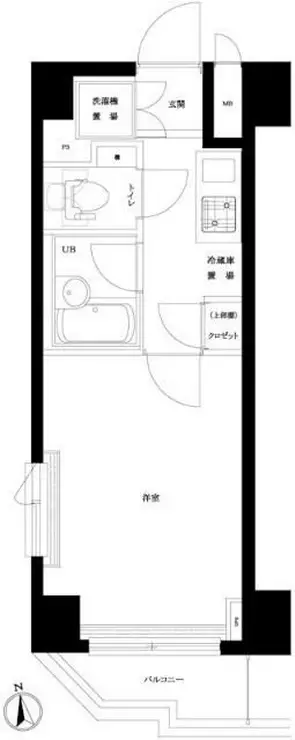 ルーブル大森九番館 4階階 間取り