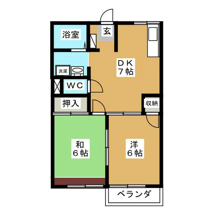 メイプルM 2階階 間取り