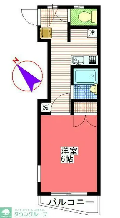 メゾン細谷 2階階 間取り