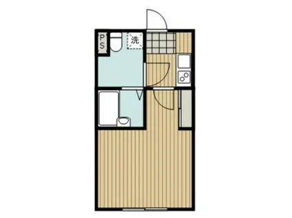 SINCREASE中村橋(1K/2階)の間取り写真