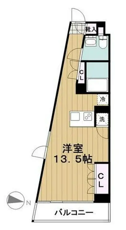 グランドコンシェルジュ都立大学 5階階 間取り