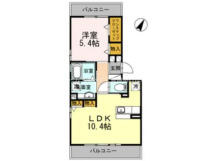 ＪＲ東海道本線 豊橋駅 バス乗車時間：12分 最寄りバス停で下車 徒歩9分 3階建 築13年(1LDK/3階)の間取り写真