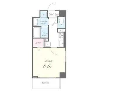 京急空港線 糀谷駅 徒歩3分 5階建 築12年(1K/3階)の間取り写真