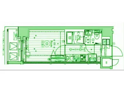 MAXIV石川町 (1K/9階)の間取り写真