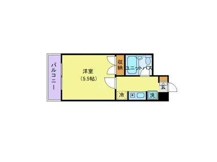 ラ・レジダンス・ド仙台(1K/10階)の間取り写真