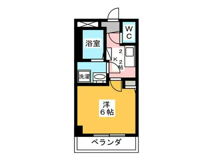 パルトネール井荻(1K/1階)の間取り写真