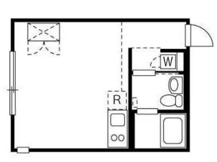 アレーロ高円寺南(ワンルーム/4階)の間取り写真