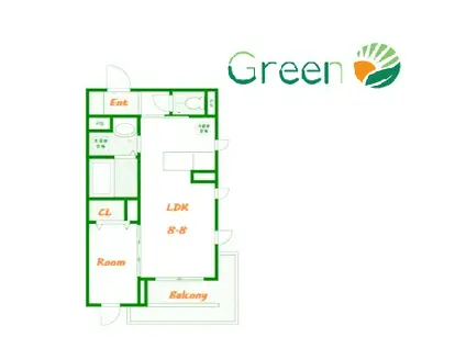 CONTRAIL湘南(1LDK/3階)の間取り写真