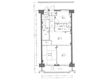 グローリア初穂横浜(3DK/8階)の間取り写真