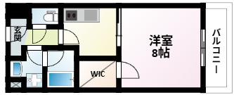 ハイムラポールPART15(1K/3階)の間取り写真