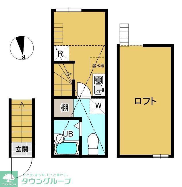 インベスト大崎2(ワンルーム/2階)の間取り写真