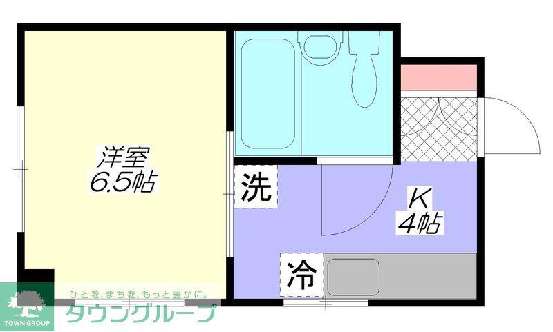 小島ビル(1K/3階)の間取り写真