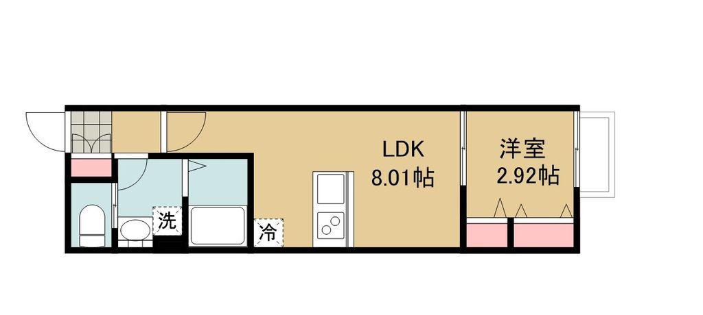 ＪＲ東北本線 東仙台駅 徒歩6分 2階建 築1年