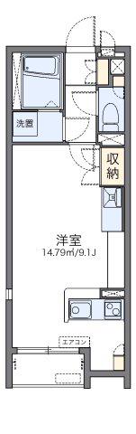 レオネクストSMILE(ワンルーム/2階)の間取り写真