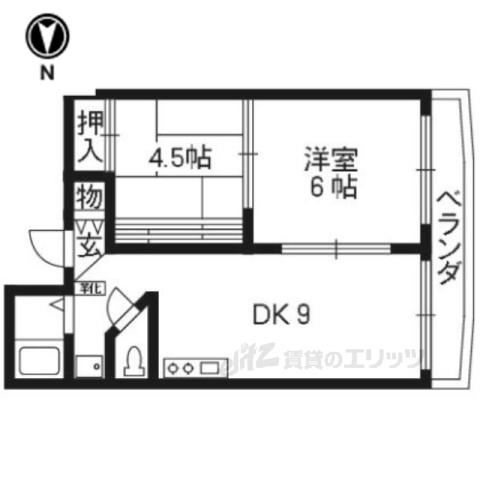 NSO-1(2LDK/2階)の間取り写真