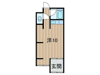 埼玉高速鉄道 鳩ケ谷駅 徒歩26分 1階建 築50年(ワンルーム/1階)の間取り写真