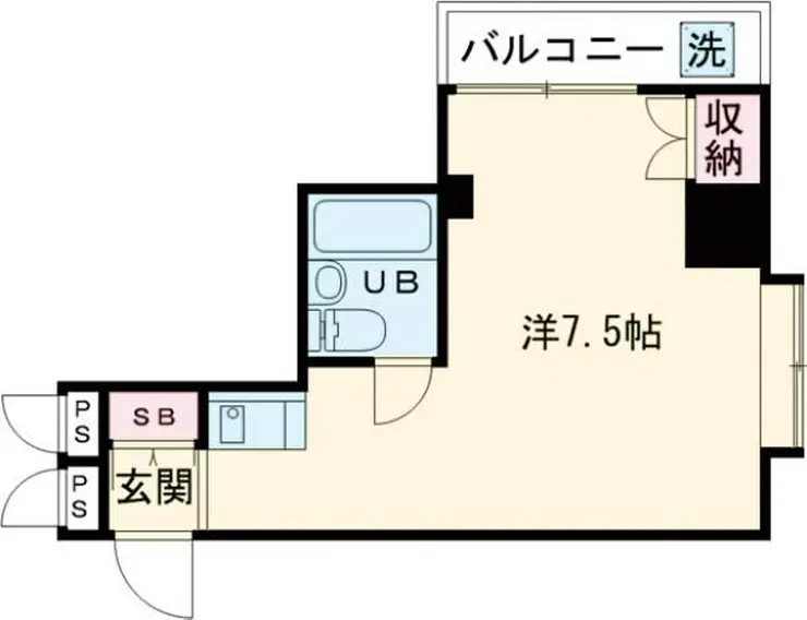 ウエスト北小岩 5階階 間取り