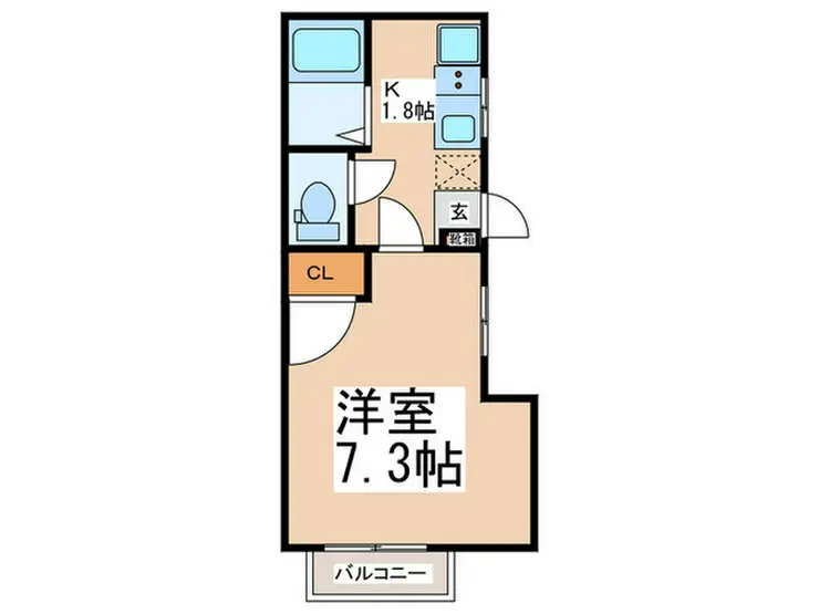 ミハスハイツ 1階階 間取り